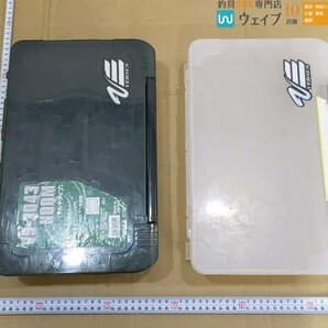 シマノ ボタニカルライム タックルバッグ、ダイワ 船バッグ 他 明邦 バーサス 3043 タックルボックス 等 バッカン ケース 計8点の画像7