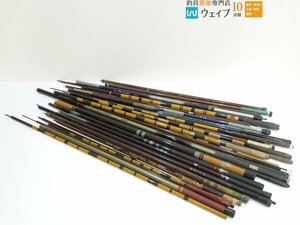 オリムピック テクスター 鮎 硬中硬 90 他 鮎竿 ヘラ竿 のべ竿等 ジャンク竿大量セット ジャンク品