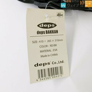 deps デプス バッカン #ブラック/レッド 実釣未使用 超美品の画像2