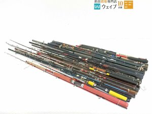 シマノ 海攻 ヤリイカ 225、オリムピック 胴突 270-H 他 船竿 など ジャンク竿 大量セット ジャンク品