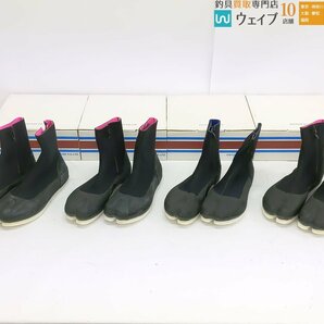 双進 渓流保温 たび DX ファスナー LL 27cm 計4点セット 長期店舗保管品 ジャンク品の画像1