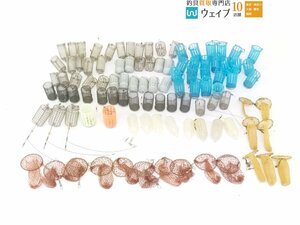 ステンレス製エサカゴ・ブラスチック製エサカゴ・コマセ網 等 計101点セット コマセカゴ サビキカゴ