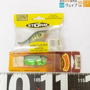 ラパラ ラットリン RNR-7・ダイワ ジッタースティック・ゴールデンアイ マーベリック 1/4oz 他 計20点 未使用 バスルアー セットの画像5