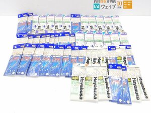 オーナー 快釣 針12号ハリス4号幹糸6号 F-590 つり研 2段鈎 胴突サビキ仕掛 針1号ハリス2幹糸3 等計50個未使用