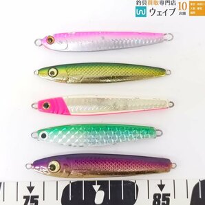 メジャークラフト ジグパラジェット 40g・ダイワ ファントム II 28g ・ダイワ サムライジグ 30g 等計40個中古 ジグ セットの画像5