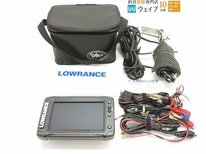 LOWRANCE Elite-7 ローランス エリート7 Ti2 日本語対応 地図付き 振動子・ポール付き 美品