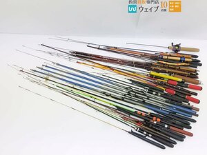 がまかつ ワカサギ 挑天 210、マスターワカサギ 1-300 他 ワカサギ竿 ジャンク大量セット ジャンク品