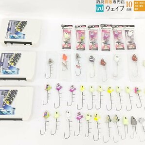 ダイワ 快適 船タチウオテンヤSS 40号・ハヤブサ 一刀両断 船太刀魚テンヤ ベーシックシングル 等 計40個セット 未使用＆中古の画像1