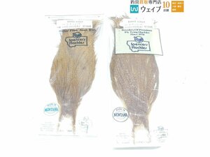 Spencer Hackle BARRED GINGER スペンサーハックル バードジンジャー エクストラセレクト #1 未使用 2点