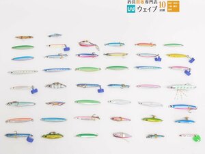 ジャズ 爆釣ジグ 40g・メガバス マキッパ 20g・ジャッカル チビメタ タイプI 10g 他 計44点 メタルジグ 中古 ルアーセット