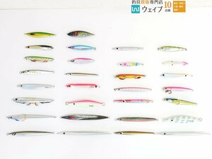 ブルーブルー スピンビット 120g・ジャッカル バンブルズジグ 120g ・ダイワ ソルティガ FKジグ 130g 等計30個中古 ジグ セット