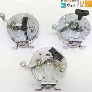 オリムピック 80m/m ハイスピード・かわはぎ 100 ニードルベアリング、チャンピオン モデル80-S 他 タイコリール 計8点セットの画像2