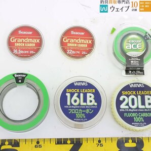 シマノ ピットブル 4 2.0号、クレハ シーガー グランドマックス 3号、ヤマトヨ フロロショックリーダー 16LB 他 計25点の画像7