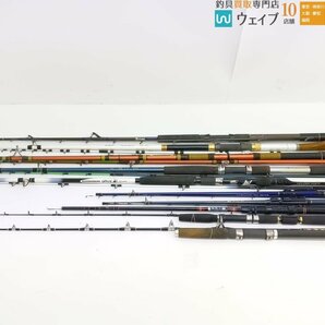 テンリュウ JIG＆BAIT JB 240-50、オリムピック インストラクター ハリースペシャル 240-80T 他 船竿 ジャンク大量 ジャンク品の画像1