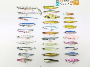 ダイワ TG ベイト 25g、ジーク G スラッシャー 40g、リトルジャック メタルアディクト タイプ 03 30g 他 計31点