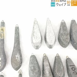 胴突オモリ 六角型オモリ 等 号数 約90～120号 総重量 約11kg セット おもり オモリ 錘の画像3