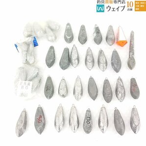 六角型オモリ 等 号数 約70～80号 総重量 約10kg セット おもり オモリ 錘の画像1