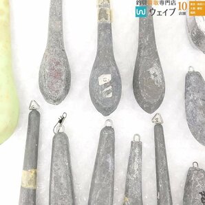 胴突オモリ 六角型オモリ 等 号数 約90～120号 総重量 約11kg セット おもり オモリ 錘の画像5