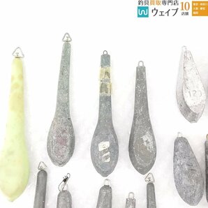 胴突オモリ 六角型オモリ 等 号数 約90～120号 総重量 約11kg セット おもり オモリ 錘の画像2