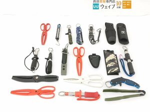  Prox fish catcher,OGK fish grip, Shimano case etc. total 19 point fishing supplies set 