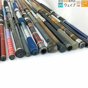 ダイワ パワーメッシュ 剣崎 80・240 等 他 船竿 大量ジャンクセット ジャンク品の画像4