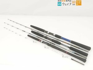 ダイワ A グリップ サソイ 150・SZM マイティスティック 160、沖凪 並継 しゃくり 30-150 計3本 中古