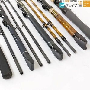 シマノ 幻風 30-210・ダイワ クロスカーボ 入舟 20-30号 210・スズミ 早凪 2-210 他 計5点 船竿セットの画像3