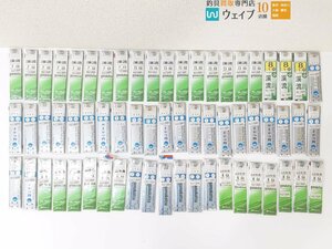 がまかつ がまかつ鈎 細地袖 針 5～6 ハリス 0.6～0.8号・渓流 針 7～8 ハリス 0.8～1号 等 糸付き針 計63点セット 未使用品