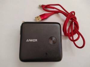 ■アンカー Anker PowerCore Fusion 10000 A1623 モバイルバッテリー ACアダプター 充電器 社外 タイプ A to C　ケーブル付き C