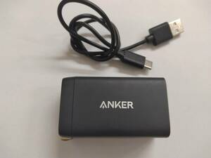 ■アンカー Anker PowerPort III 3-Port 65W Pod 急速充電器 A2667 社外 USB Type-A to C ケーブル付き　C　 　