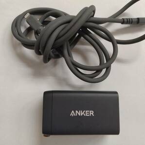 ■アンカー Anker PowerPort III 3-Port 65W Pod 急速充電器 A2667 社外 USB Type-C to ライトニングケーブル付き C   の画像1