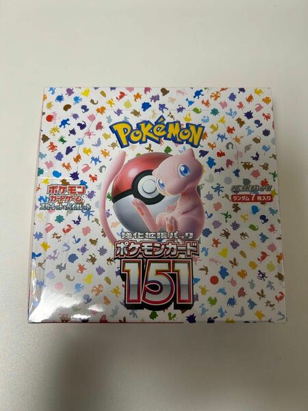 ポケモンカード　ポケカ　151 シュリンク付き　ボックス　1BOX ボックス　ワンオーナー　未開封　ポケカ　シュリンクに穴あり