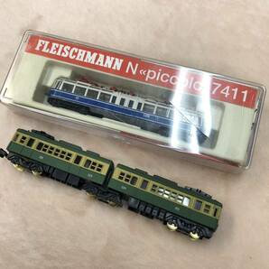 中古 長期保管品 動作未確認 2個セット FLEISCHMANN N piccolo 7411 / Nゲージ EER 355 305の画像1