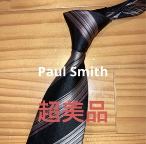 超美品　Paul Smith ブラックストライプ