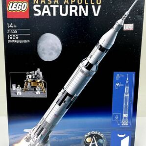 新品未開封 レゴ LEGO アイデア NASA アポロ計画 サターンV 21309の画像1