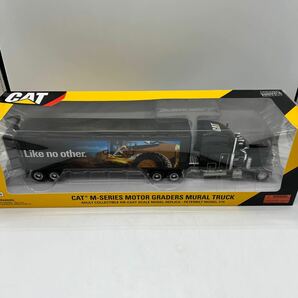 美品 開封品 NORSCOT 55225 ノースコット 1/50 CAT M-SERIES MOTOR GRADERS MURAL TRUCK Mシリーズ トレーラーの画像1