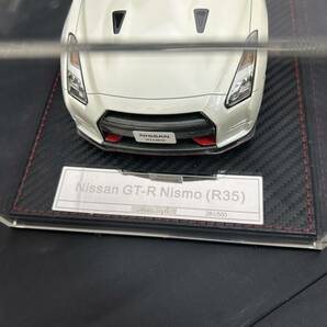 【TOMYTEC/トミーテック】日産 Nissan GT-R Nismo R35 パールホワイト AvanStyle 1/18 長期保管 現状品の画像3