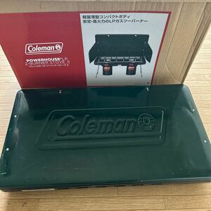 [ used ]Coleman Coleman power house LP two burner stove II portable cooking stove 