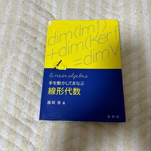 手を動かしてまなぶ線形代数 藤岡敦／著