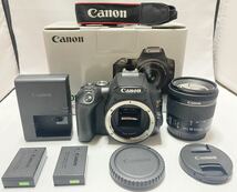 ワンオーナー■美品■CANON・キヤノン EOS Kiss X10 EF-S18-55 IS STM レンズキット ブラック　予備バッテリー付き！_画像1