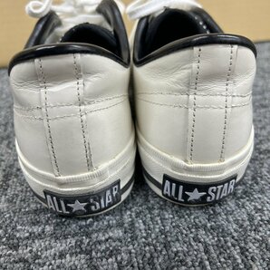 【118836】スニーカー CONVERSE コンバース オールスター レザー メンズ 7 約25.5cm ホワイトの画像4