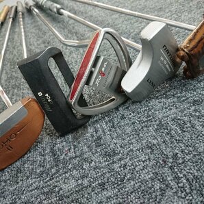 118710《まとめ/1000円～》ゴルフクラブ パターまとめ MIZUNO PING Taylormade 他 計10本の画像2