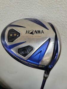 120521。HONMA ホンマ LB-808 ドライバー 1W/10.75° LB-2000 フレックスR カバー付き