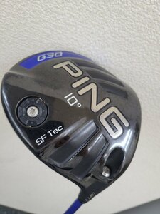 123126。PING ピン G30 SF Tec ドライバー 1W/10° フレックスR