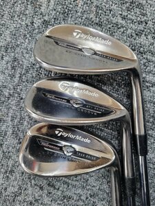 87077。Taylormade テイラーメイド ATV GRIND ウェッジ 47°52°58° 3本 ダイナミックゴールド