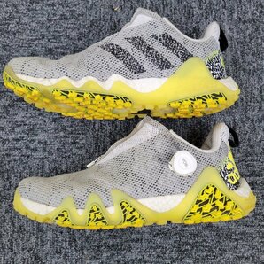 124347。adidas アディダス ゴルフシューズ メンズ 27センチ EVN 791001 グレー シューズケース付きの画像2