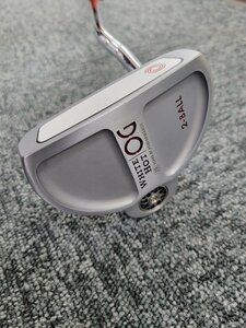 123122。ODYSSEY オデッセイ WHITE HOT OG 2-BALL パター 34インチ カバー付き