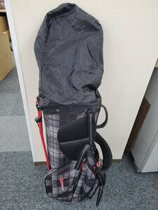 124961.NIKE Nike caddy bag Golf bag stand with a hood .