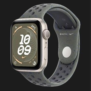 【新品 第2世代】Apple Watch SE (GPS) 44mmスターライトアルミとNike スポーツバンドM/L