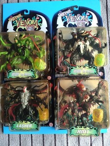 未開封 TOY BIZ 4種セット ヴェノム VENOM コミック アニメ 映画 人形 キャラクタードール ファンタジーホラー その他 1990年代